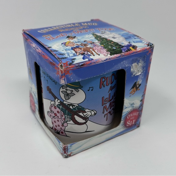 Rudolph and the Island of Misfit Toys Coffee Mug Cup with Box Santa Claus Sleigh - Picture 1 of 13